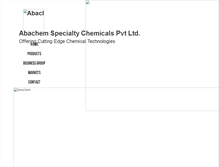 Tablet Screenshot of abachemspecialty.com